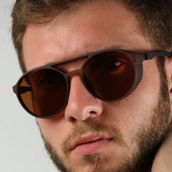 Oculos Preto Masculino Alok Tendencia de Moda Acetato Italiano Seven Balada Rave Festa