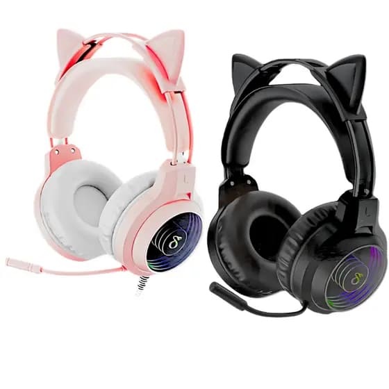 Headset Gamer RGB Pro com Microfone e Áudio Imersivo Drivers 40mm Aitek