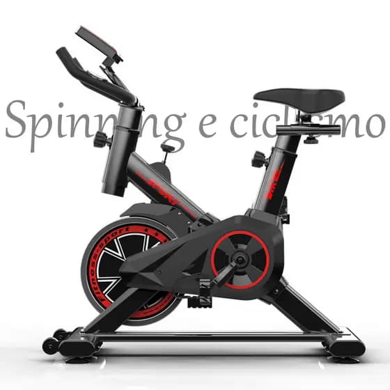 Bicicleta Ergométrica Spinning Profissional Academia Fitness 120kg Carga Magnetica Display -V3