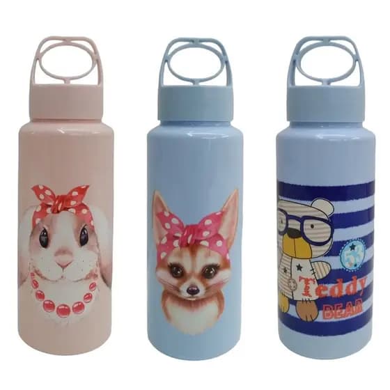 Garrafinha de Água Squeeze 350ml Plástico Livre de BPA Lancheira Academia Piquenique