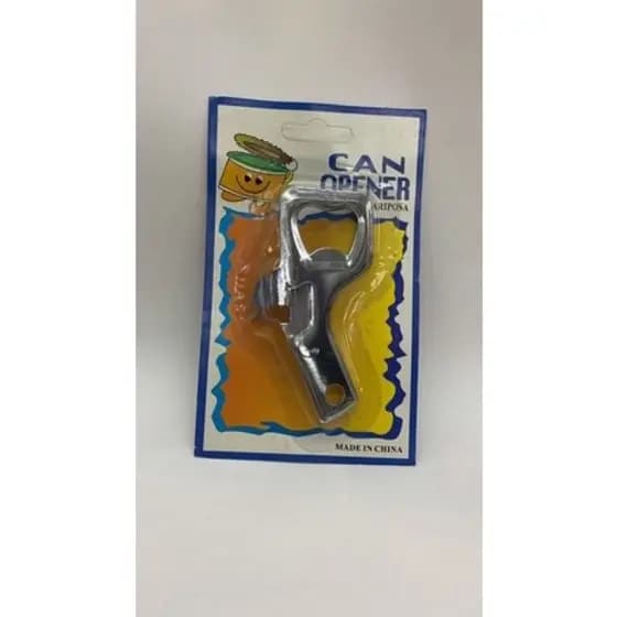 Abridor De Lata E Garrafas 9cm Aço Inox Original