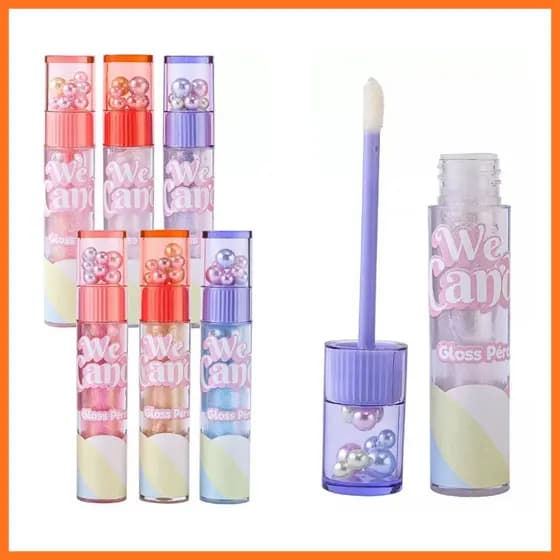 Lip Gloss Pérola Brilho Labial Com Partículas de Glitter We Candy Vivai