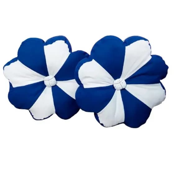 Kit 2 Almofadas Formato de Flor Com Enchimento Decorativa