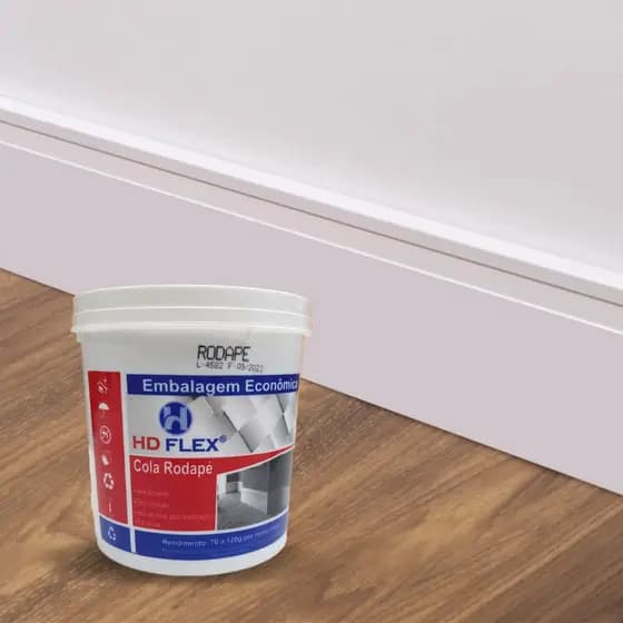 Cola Para Rodapé MDF, Poliestireno e Molduras 1 kg