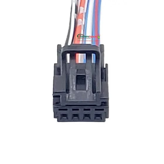 Chicote Conector Vidro Elétrico Gol G5 Fox Cor Preto - ETE2906