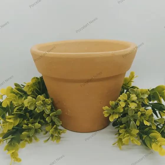 Vaso de Barro N4 16x14 Vaso Para Orquidea Flores Artesanato Kalanchoe Suculentas Jardim Plantas Decoração Casa