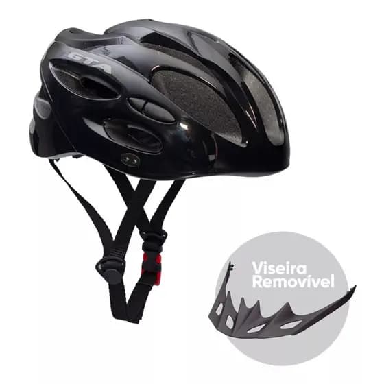 Capacete Bicicleta Gta Inmold Bike Mtb Speed Com Pisca Led Sinalizador