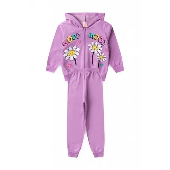 Conjunto Feminino Infantil Jardim Da Alegria