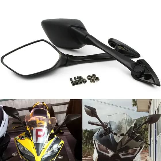 Adequado para Yamaha YZF R3 R25 R15 espelho retrovisor NMAX155/max refletor modificado 15-18