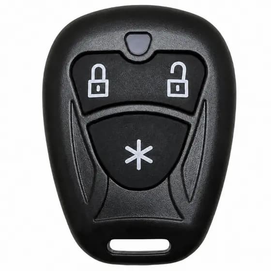 Capa Carcaça Controle Remoto Alarme Automotivo 3 Botões Tr1
