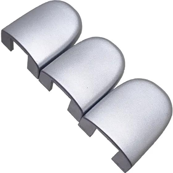 Kit Capa Maçaneta Porta Golf SpaceFox Saveiro Up Polo Prata