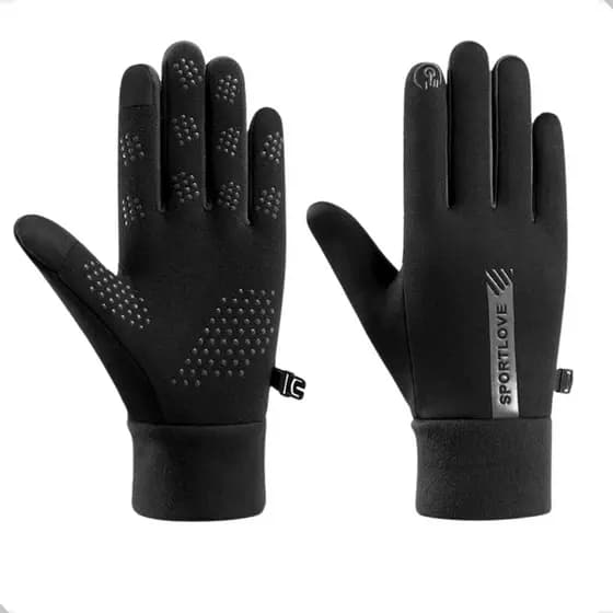 Luva Impermeável Moto Bike Térmica Touch Touchscreen Antiderrapante Proteção Chuva Inverno Frio