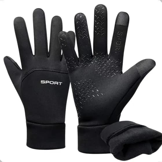 Luva Impermeável Moto Bike Térmica Touch Touchscreen Antiderrapante Proteção Chuva Inverno Frio