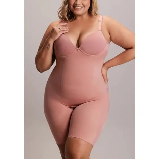 Modelador Body Short Modelador Redutor Control Thais Ferreira C/ Bojo
