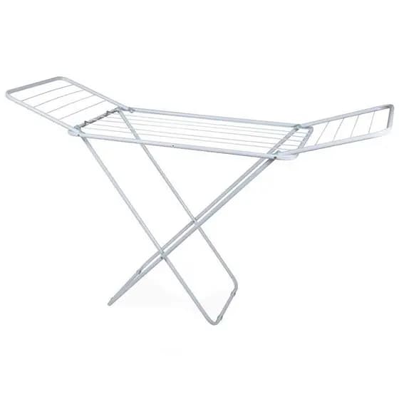 Varal de Chão 1,44M X 49CM X 89CM Branco Com Abas Slim 6105 MOR