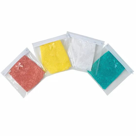 Saquinho Organizador Para Biquíni e Roupa Íntima Moda Praia Pvc com Zíper