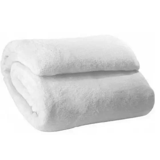 Manta Cobertor Cobertinha Microfibra Lisa Casal Soft Veludo Branca Macia