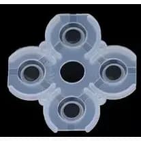 borracha condutiva botões xis x quadrado bolinha e triangulo para controle de PS4 compatível com todos os modelos