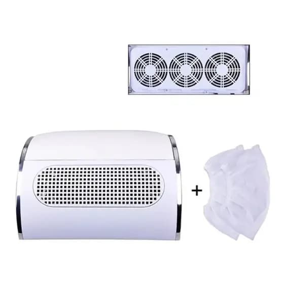 Coletor Sugador Aspirador De Po de Unha 3 Coolers Profissional Manicure e Pedicure 110V/220v Bivolt Oferta