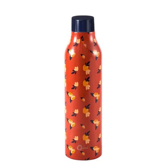 Garrafa Térmica em Aço Inox Parede Dupla 590ml Margot Vermelha Oxford