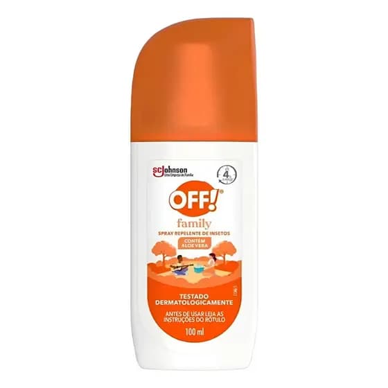 Repelente Off Family Spray 100ml - Proteção Prolongada e Sensação Refrescante