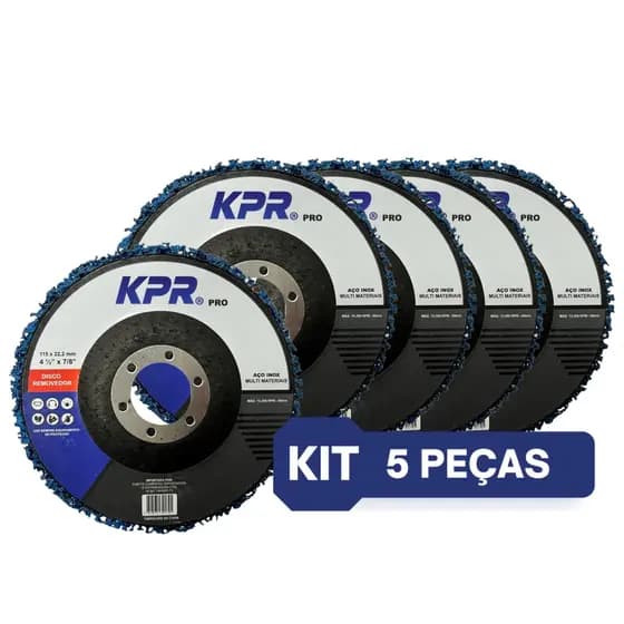 Strip Disc Removedor Desbaste Tintas, Fundos 115mm Kit 05pç