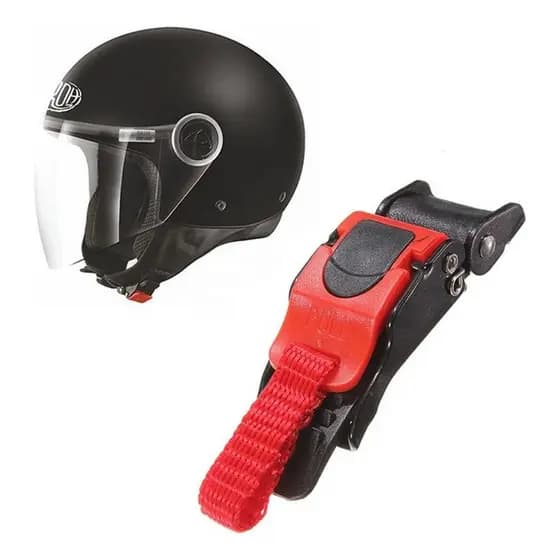 Fivela Cinta Jugular Engate Rápido Micrométrico Pra Capacete