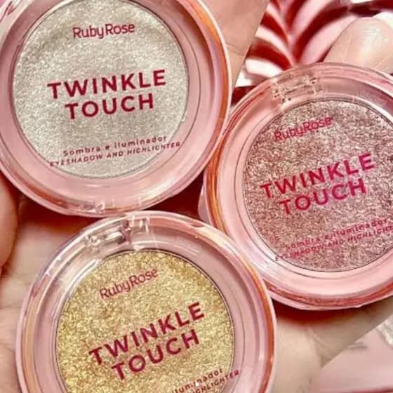 Sombra e Iluminador Twinkle Touch RUBY ROSE - Linha Rosa