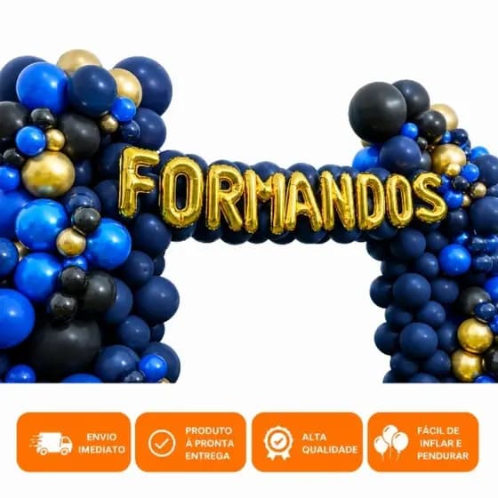 KIT balões FORMATURA - FORMEI ou FORMANDOS ou FORMATURA 40 CM - festa formatura - PRONTA ENTREGA