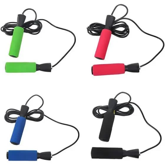 Corda De Pular Profissional Ajustavel Com Rolamento Crossfit Malhar Saúde