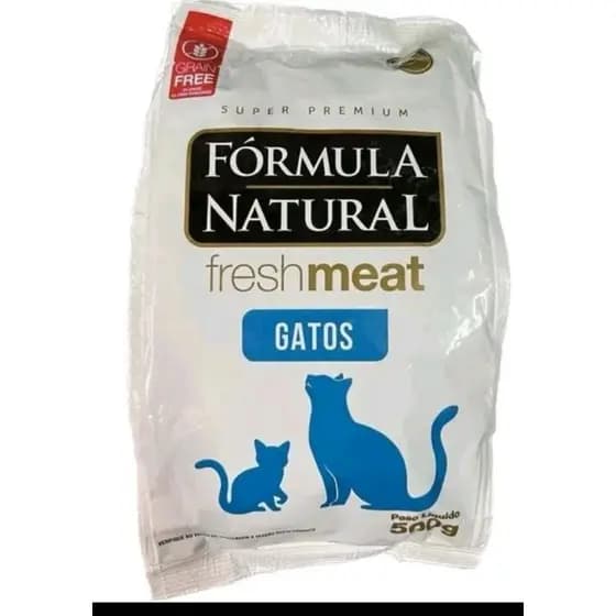Ração Fórmula Natural Fresh Meat Gatos Sênior, Frango, Tomate e Chá Verde 500g
