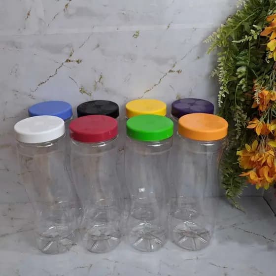 Kit 3 Potes Multiuso 2000ml PET Super Reforçado c/Tampas Coloridas G1415 Galvanotek