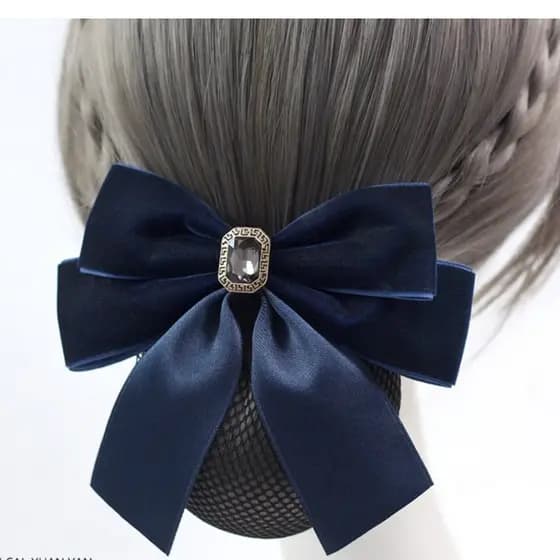 Cabeça flor feminina profissional Net bolso trabalho grampo de cabelo veludo arco acessórios para o cabelo