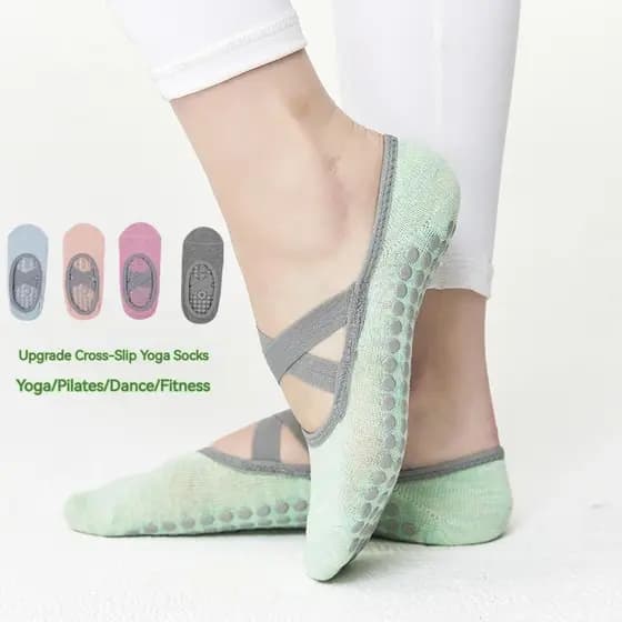 Meias profissionais de ioga, meias de Pilates femininas, meias esportivas antiderrapantes para dança - ** e **-