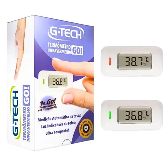 Termômetro Digital de Testa G-Tech Go Infravermelho Temperatura Corporal