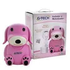Nebulizador Gtech Dog Compressor SuperFlow Rosa Bivolt Manual 110v 220v 127v e DOG DG1 Branco