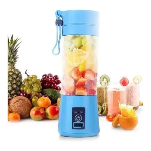 Mini Liquidificador Portátil Shake Usb 6 Laminas Recarrega