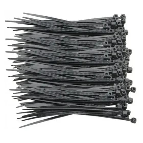 100 unidades Abraçadeiras Nylon 2,5x100mm Enforca Gato