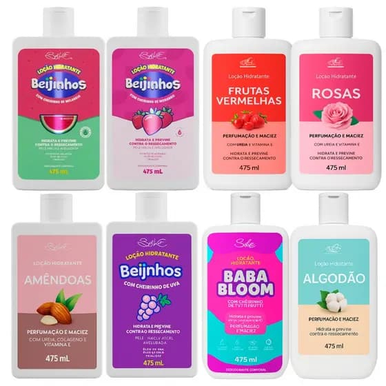 Loção Hidratante Corporal 475ml Contra o Ressecamento Da Pele