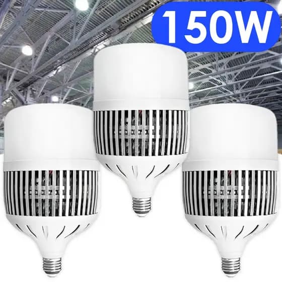 Lâmpada LED Bulbo 150W Bivolt E27 6500K Branco Frio Alta Potência