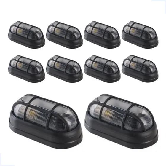 Kit 10 Luminária Arandela Tartaruga Lampada Soquete E27 Bivolt Parede Teto OPL