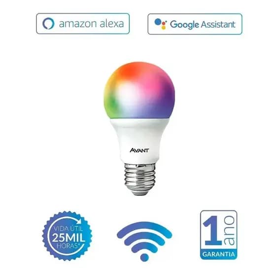 Lâmpada Inteligente Neo Avant 2700K/6500K RGB 10W Bivolt 110v/220v