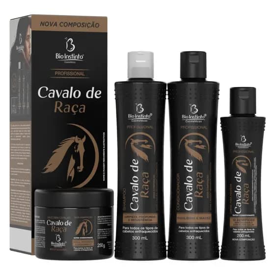 Kit Cavalo de Raça Bio Instinto - 4 itens