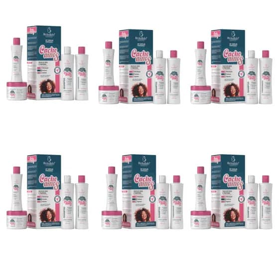 Kit Capilar Cacheamos Bio Instinto - 6 Kits