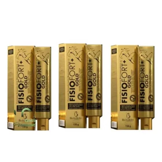 Pomada Fisiofort Gold 150g Bio Instinto - 3 unidades