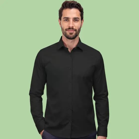 Camisa Social Masculina Microfibra Camisa Social Masculina Slim Microfibra Camisa Social Manga Longa Masculino