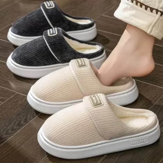 Pantufa Adulto Aveludada Unissex Pantufa Super Confortável Com Solado Antiderrapante presente Dia Das Mães