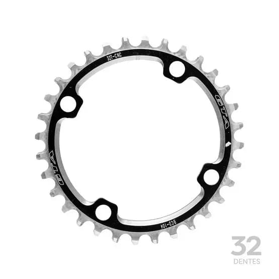 Coroa Única Single Narrow Wide BCD 104 32 Dentes Alumínio BICICLETA
