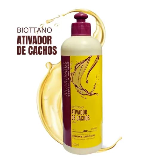 Umidificador Biottano Tutano Bio Extratus 500ml Hidratante Finalizador Ativador Cachos Pentear