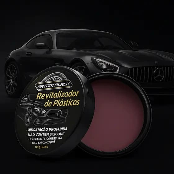 Revitalizador de Plásticos Batom Black – Restaure a Beleza Original dos Plásticos!